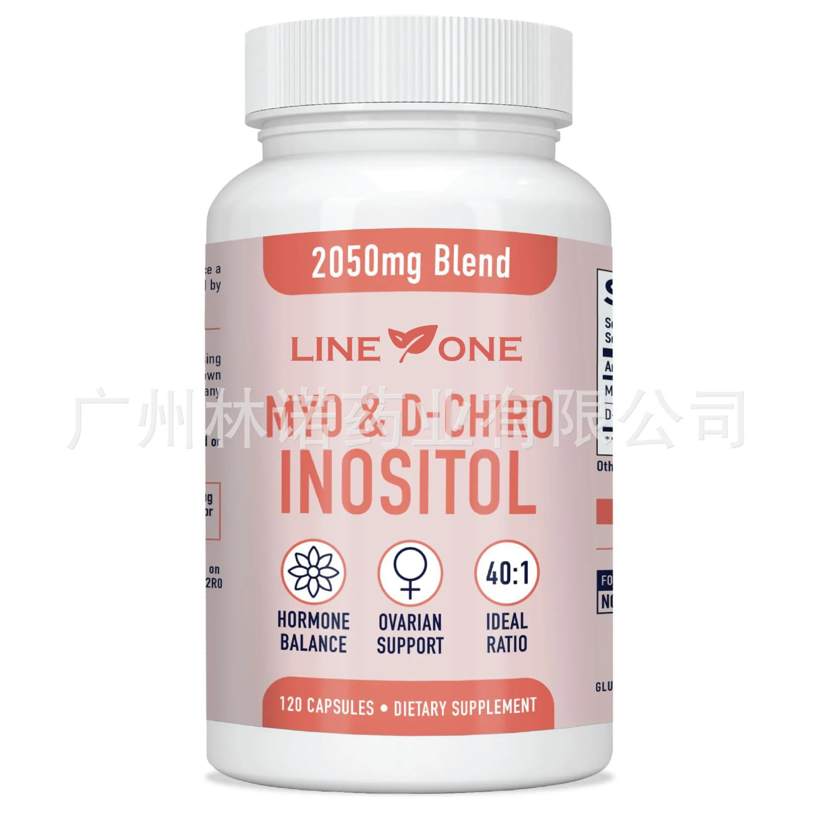 

Myo &D-Chiro Inositol40:1,Fertility & PCOS Support, 120 Caps