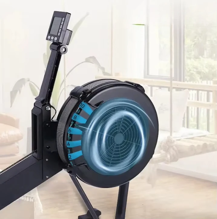 2026-SKFITNESS- Gym Fitness Equipment Air Rowing Machine High Strength 10 Resistance Adjustment Sitting Machine