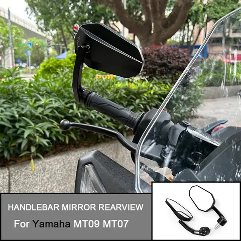 오토바이 핸들 바 엔드 미러 백미러, Honda cb500x pcx msx 125 섀도우 r1200gs, Yamaha MT09 MT07