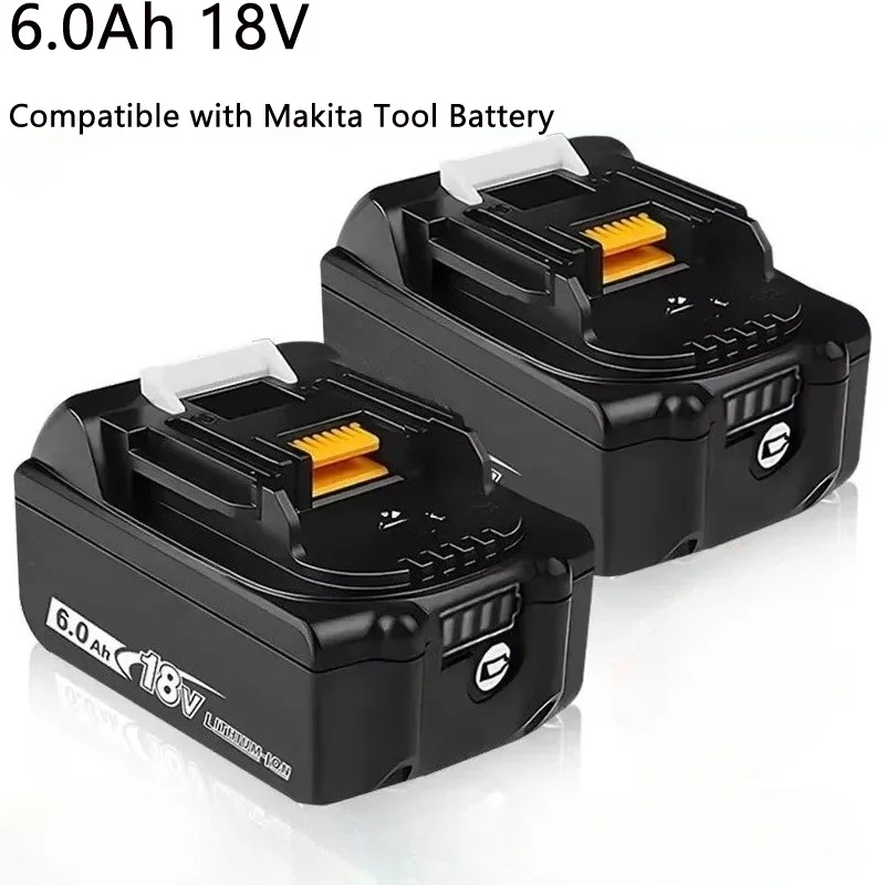 

Аккумулятор Li-ion 18В 6.0Ач/5.0Ач, совместимый с электроинструментами Makita BL1830 BL1840 BL1850 BL1860B