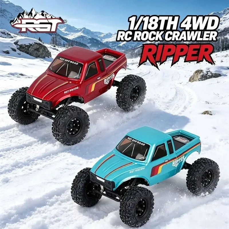 RGT 18800 RIPPER 4WD Brushless RC Rock Crawler 1/18 Electric Remote Control Model Car Adult Children Toys VS RGT 18000 18100