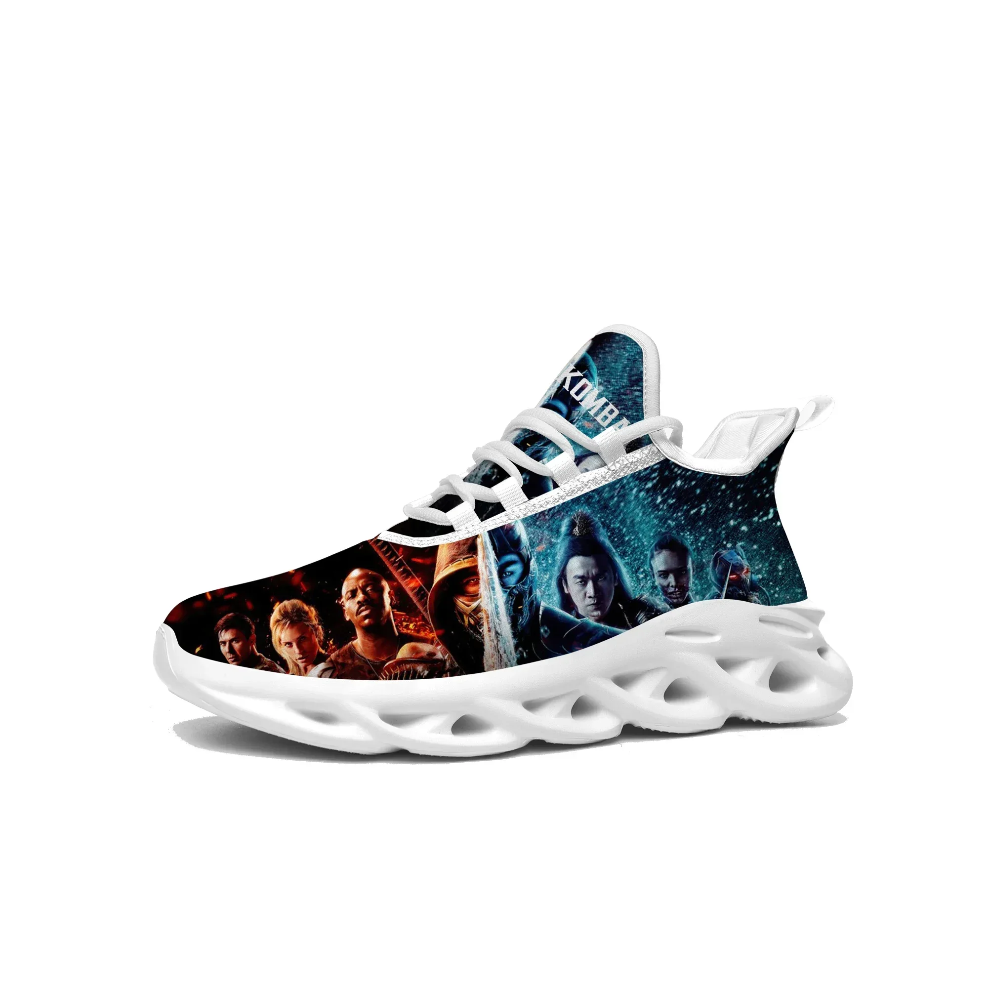 

Mortal Kombat Sneakers Cartoon Game Mens Womens Sports Running Shoes Fashion Custom Built Lace Up Shoes