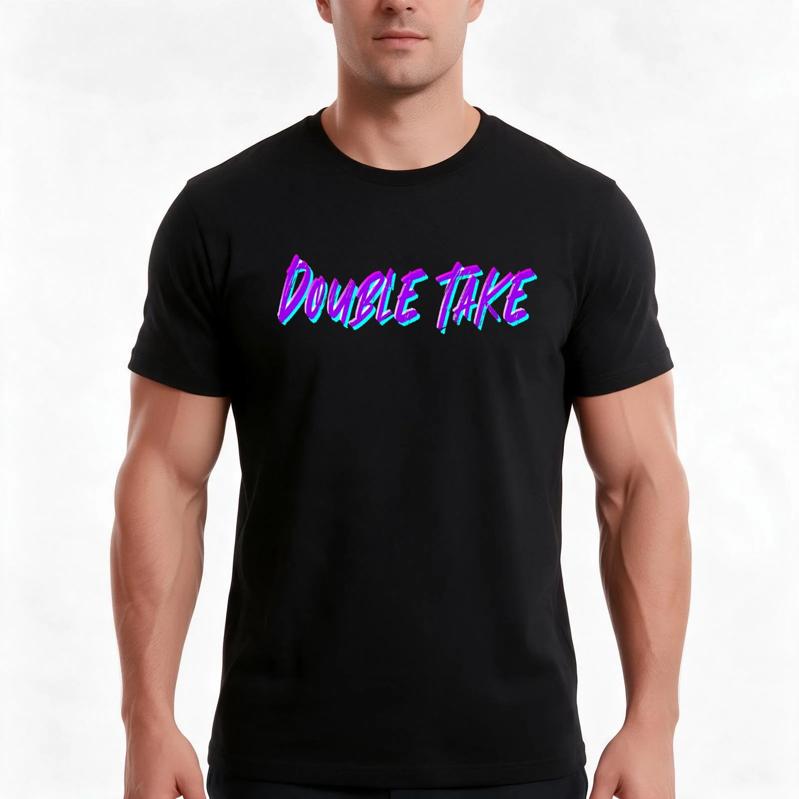 Double Take - Cassidy Civet (Title Graphic) T-Shirt, Summer Casual Cotton Tee, Oversized Streetwear Tops, Vintage Graphic Print