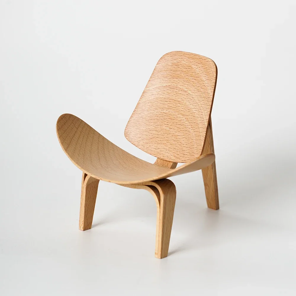 Mini Furniture Museum Figure Art Shell Chair