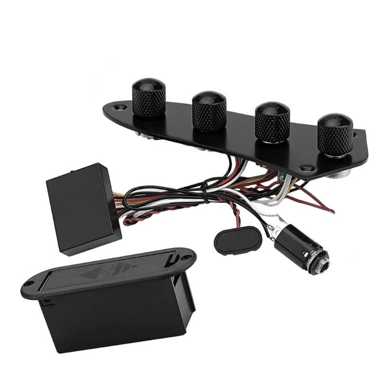 

Wire Loaded Control Plate with Switch Prewired Guitar Switch Control Plate Electric Guitar Replacement Part Enduring