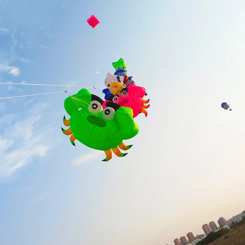 Pendentif cerfs-volants souples, spectacle volant, cerfs-volants, crabe, cerf-volant gonflable, grand cerf-volant, jouet d'extérieur, cerf-volant géant pour voler, drachen