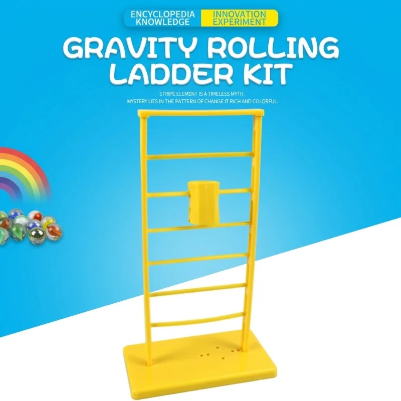 

STEM 3D Assembly DIY Gravity Ladder Kit Kids Physics Science Experiment Equipment Technology Invention Educational Learning Toy