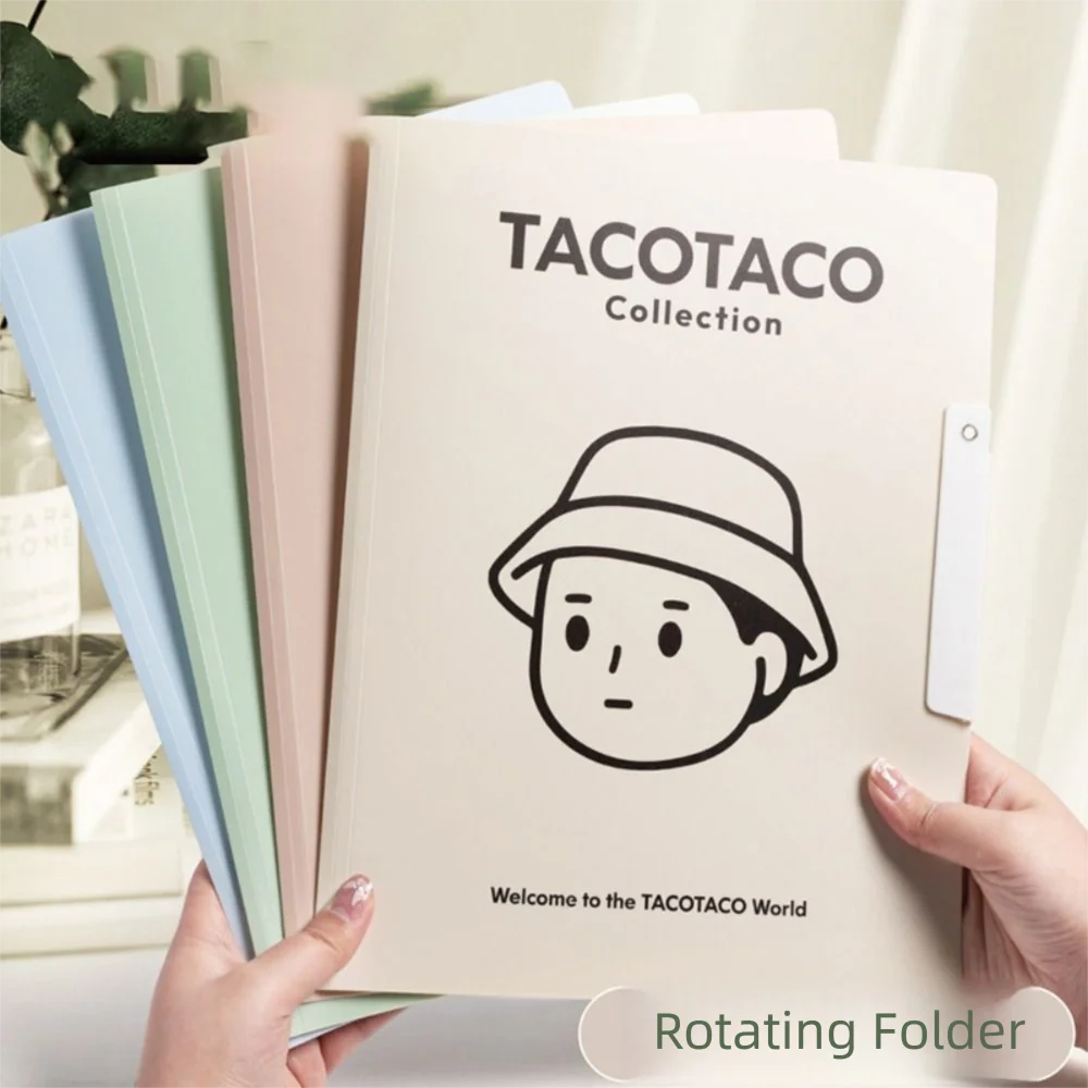 

4PCS Gifts Portable Foldable Folders A3 To A4 Versatile File Contract Folders Organize Artifacts Folding Board Folder