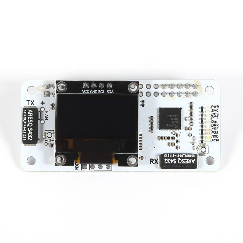 Duplex MMDVM Hotspot Board UHF VHF + OLED + Buil-in Antenna  Support P25 DMR YSF For Raspberry Pi Zero W 0W 2w 3B 4B