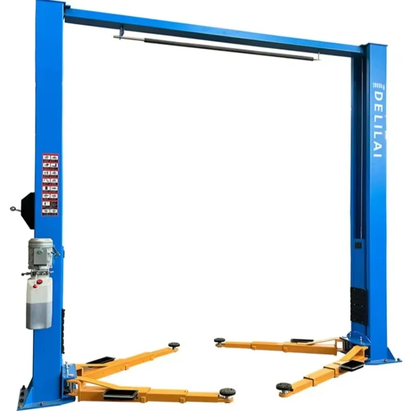 Car Lifter Hydraulic 2 Post Lift 5 Tons 5T 5.5T 6T Car Hoist 2 Post Lift Vehicle Two Post