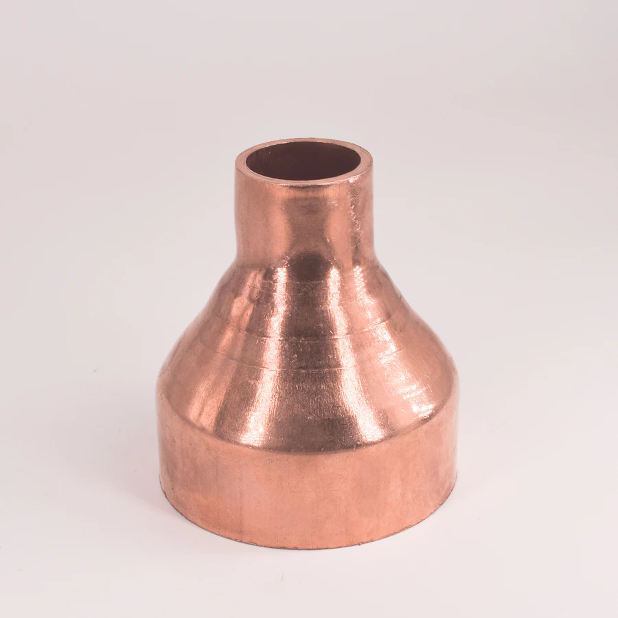 67 76 80mm To 22 28.6 32 35 38 42 54mm ID 99.9% Copper End Feed Solder Reducer Reducing Fitting Coupler For Air Condition