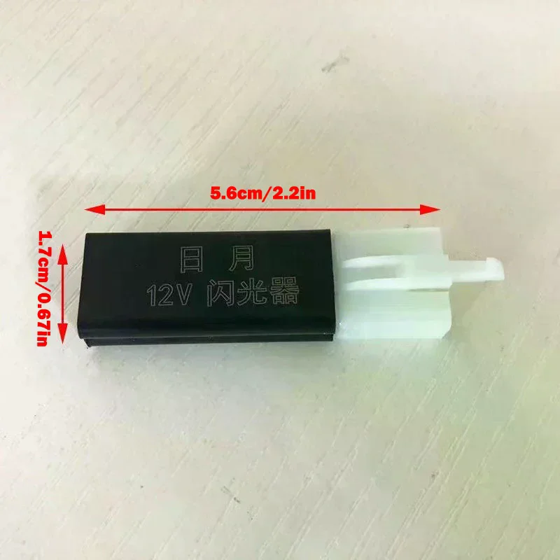 Universal 12V LED Flasher Relay Silent Turn Signal Controller For Motorcycle Scooter Electric Car Lighting