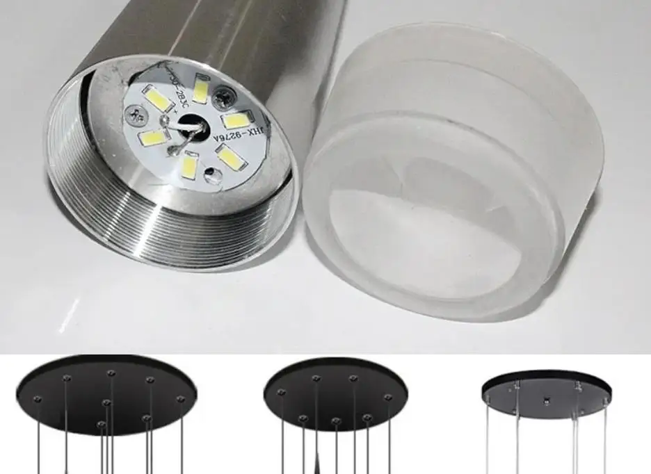 

Simple Led Pendant Lights AC85-265V 5W Modern Led Conical Pendant Lamps Aluminum Hand Lighting dining-room bar Restaurant Lamp