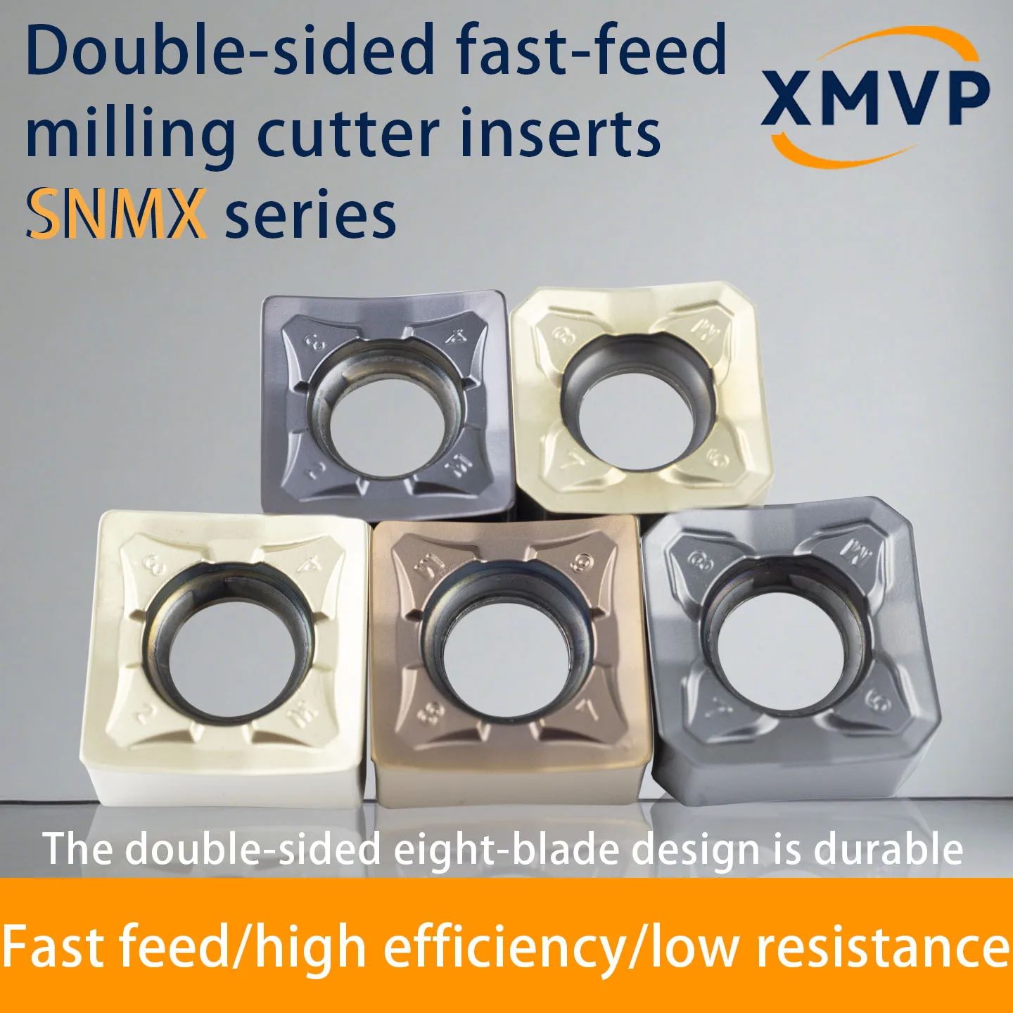 

Фреза с ЧПУ с быстрой подачей SNMX1206ANN-MM заменяет Chloe PC350 для крупного зерна инструмента 1206ZNN.