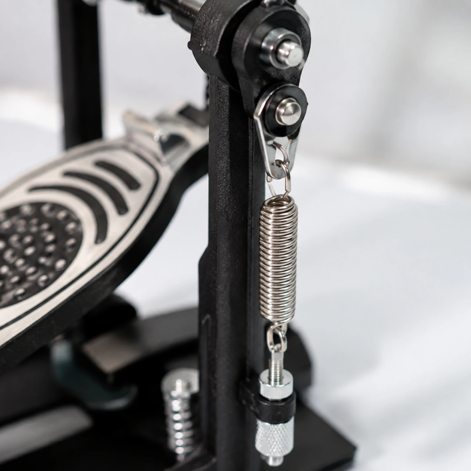 Bass Drum Foot Pedal Responsive Bass Drum Pedal with Double Spring Mechanism Musical Instrument Accessory Heavy-Duty