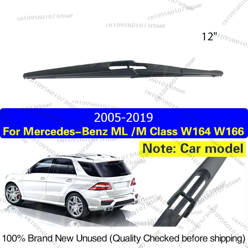 

12" Rear Windshield Windscreen Washer Wiper Blade For Mercedes-Benz ML / M Class W164 W166 2005 - 2019 Car Accessories