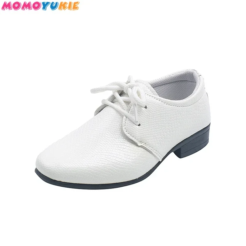 New Spring Autumn Casual Flat Shoes  Kids Pu Leather Shoes Boy Baby Soft Bottom Toddler Sneakers Children Non-slip