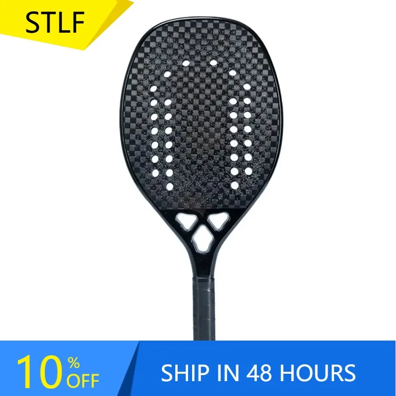 STLF2022 رائجة البيع المهنية مضرب تنس الشاطئ OEM تصميم مضرب التنس الخاص بك ألياف الكربون مخصص