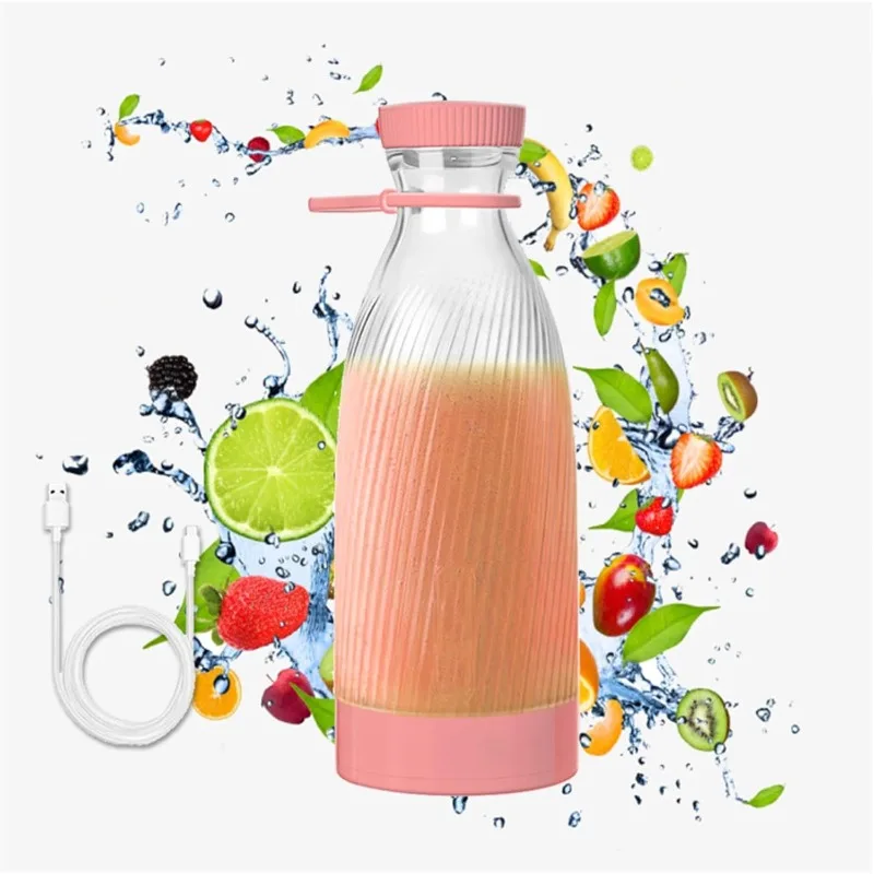 Rechargeable Mixers Fresh Fruit Juicers Mini wireless Electric Juicer Blender for Shakes and Smoothies Portable Juice Bottle