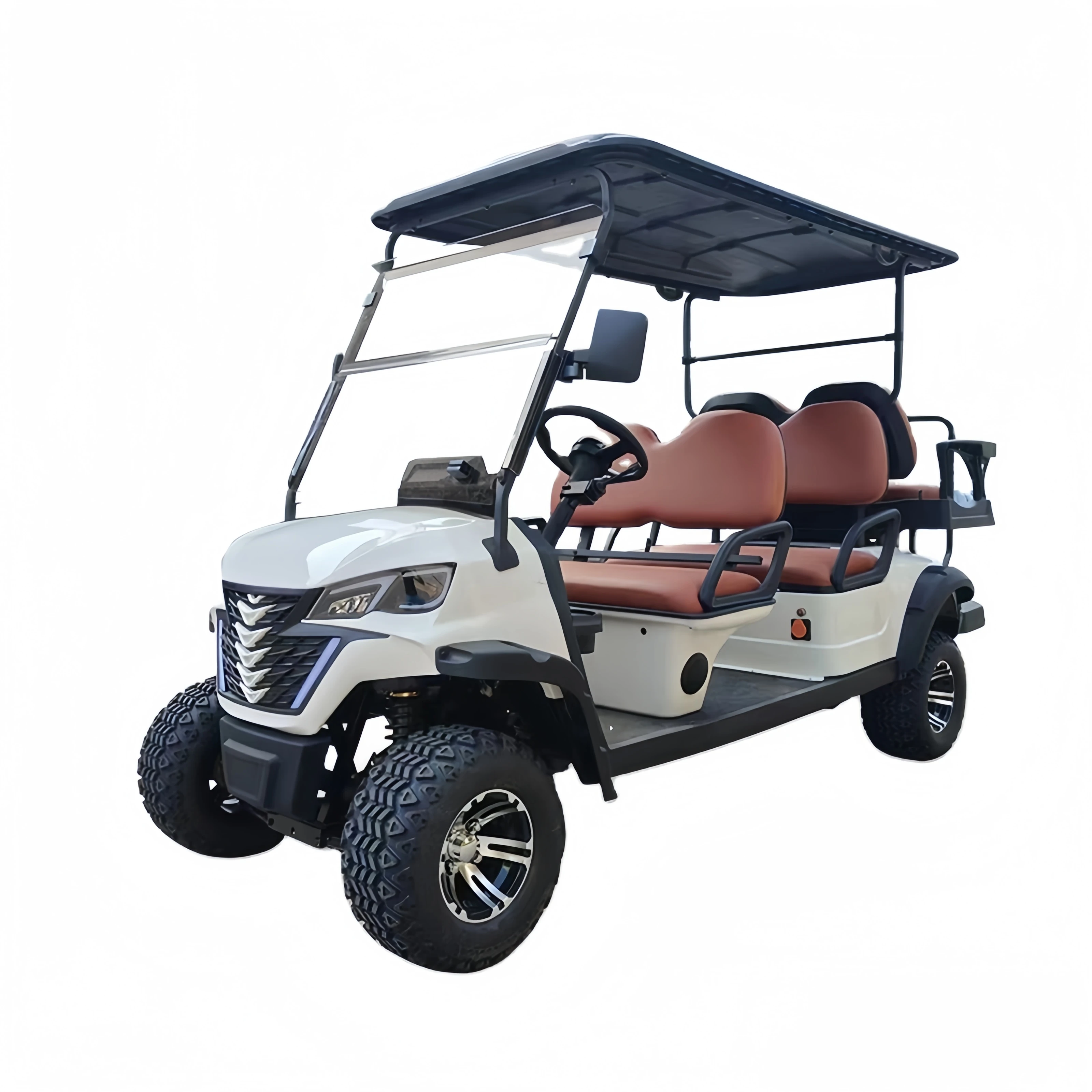 Luxury Utility New Energy Vehicle Lithium Golf Carts Battery Electric 6 Seater Buggy Golf Carts