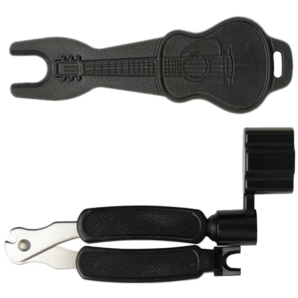 

2pcs Guitar String Winder Pin Remover Luthier Tool Ergonomic Design Fast String Change Compatible With Guitar Bass Mandolin