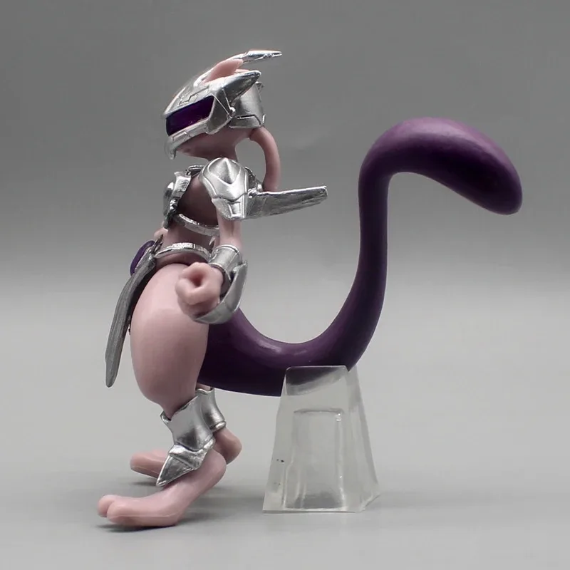 11 سنتيمتر البوكيمون Mewtwo في الصلب درع أنيمي عمل نموذج لجسم Gk تمثال جمع سطح المكتب زينة زخرفية لطيف اللعب الصبي هدية