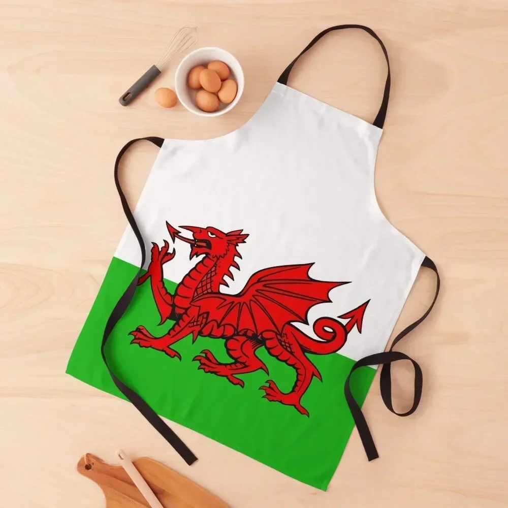 

Cymru | Wales Apron japanese style christmas decoration Kitchen Apras For Women Kitchen Household Items Apron