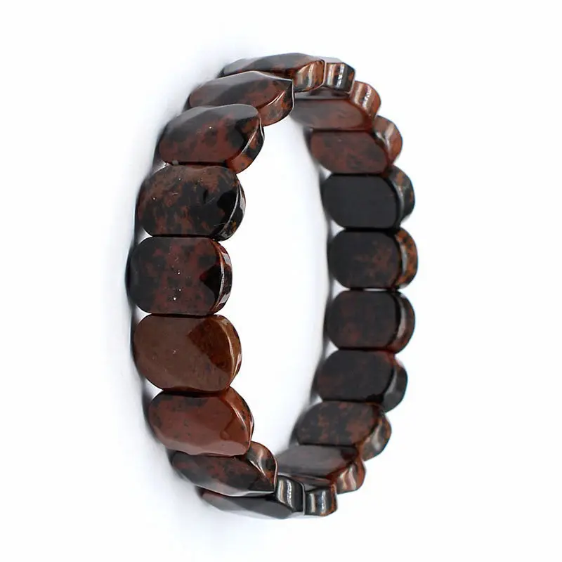 

Factory Natural Stone Golden Swan Bracelet Handmade Crystal Agate Male Female Personality Geometric Energy Fashion Gift Box