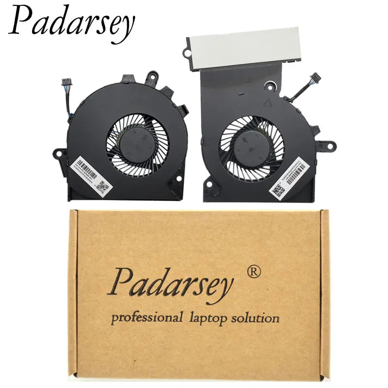 Padarsey Laptop CPU Cooling Fan For HP OMEN 15-CE 17-AN TPN-Q194 929456-001 NFB74A05H NS75B00-16M02 NS85B00-16M03 NFB76A05H-001