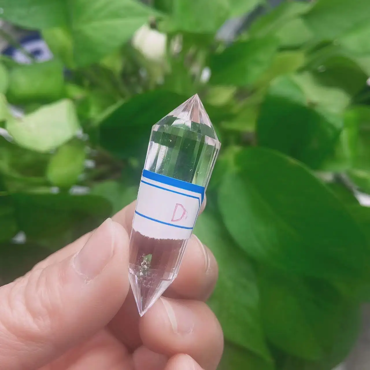 24 sides natural smoky Quartz quart crystal vogel wand reiki healing Brazil gemstone handmade crafted point sale as gift