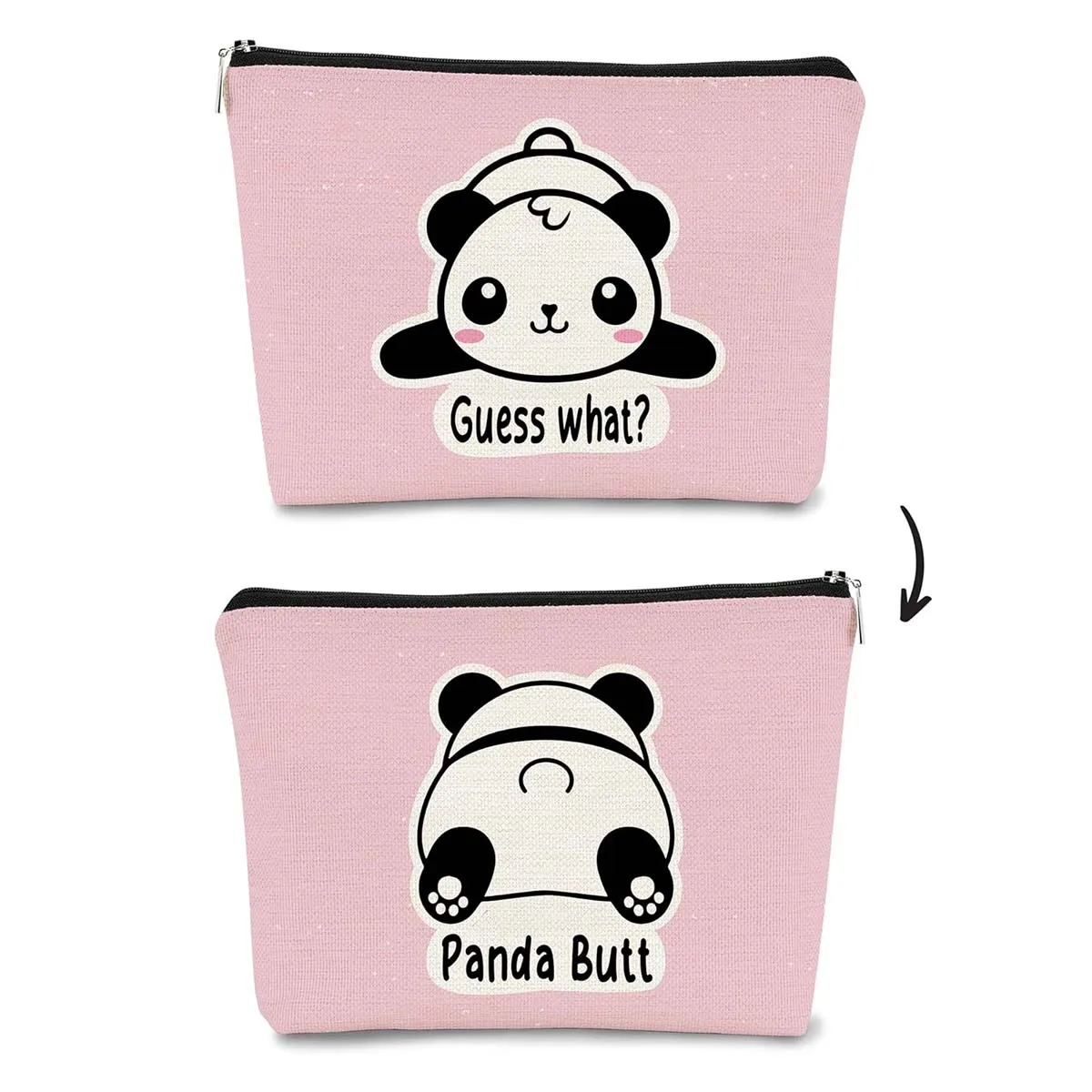 Panda Makeup Bag Gift for Panda lovers Birthday gift Holiday Surprise Gift for daughter sister Sister Mom Grandma Zipper bag