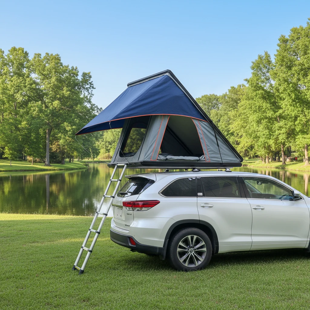 

Best Selling Wholesale Price Waterproof OEM Ultralight Aluminum Hard Shell Car Roof Tent 4x4 Truck SUV Pickup Car Tent