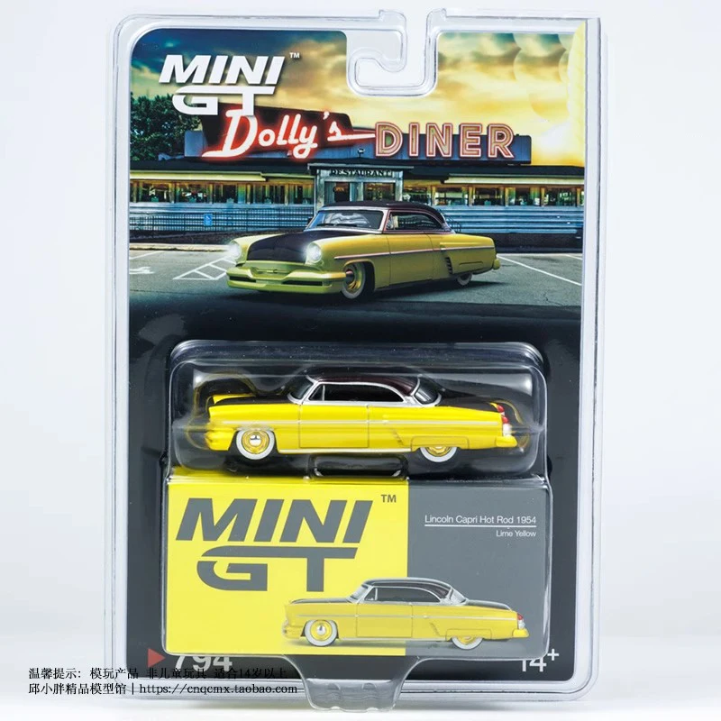 

1:64 Scale Capri Hot Rod 1954 Simulation Alloy Car Model Static Dispaly Collectible Toy Gift Souvenir Decoration