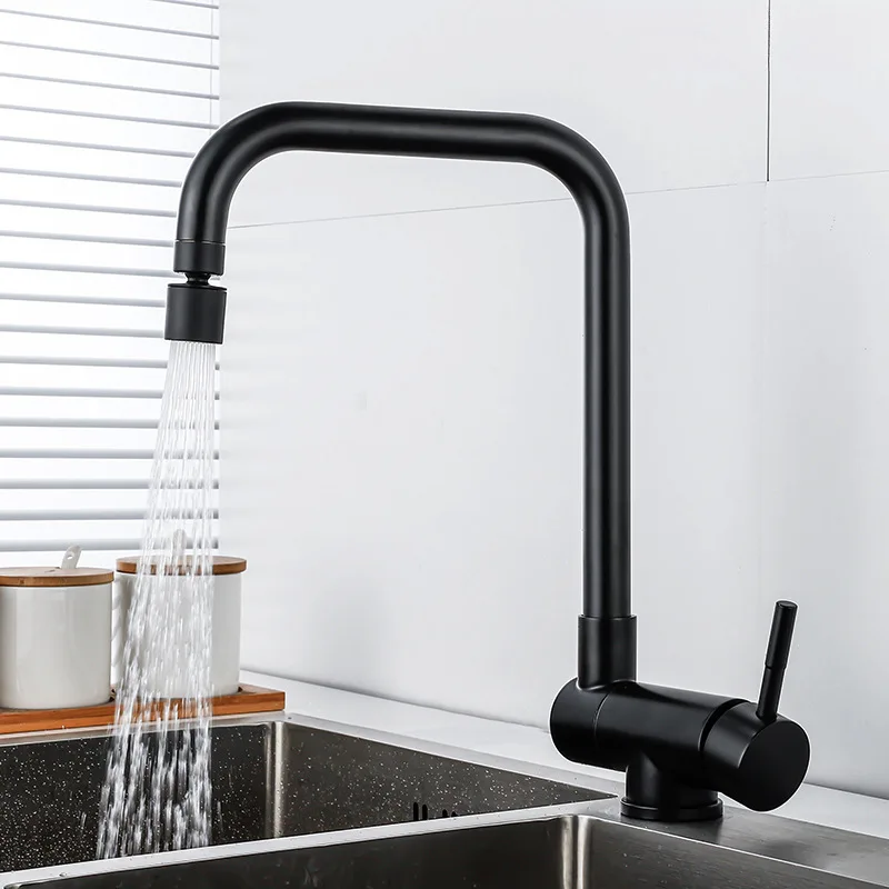360 Degree Rotate Stainless Steel Sink Tap Front Window Folding Kitchen Faucet Inner Window Vegetable Basin Hot Cold Mixer Tap