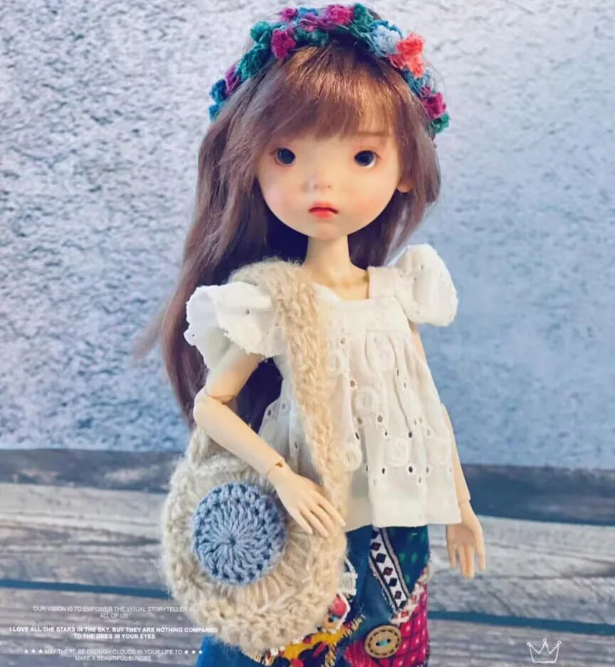 High quality 2025 Bohemian style 4pcs Blythe Top+pants+headband+bag 1/6 30cm(Fit for azone,Pullip,Ob22/24/26, Licca)