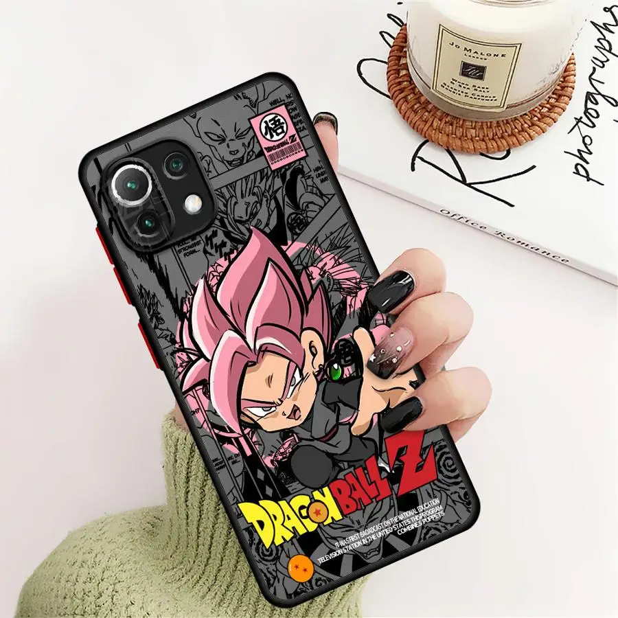 Custodia posteriore per telefono per Xiaomi Mi 12T 10T 13 11 Lite 12x 11T 14 13 Pro Dragon Ball Cartoon carino