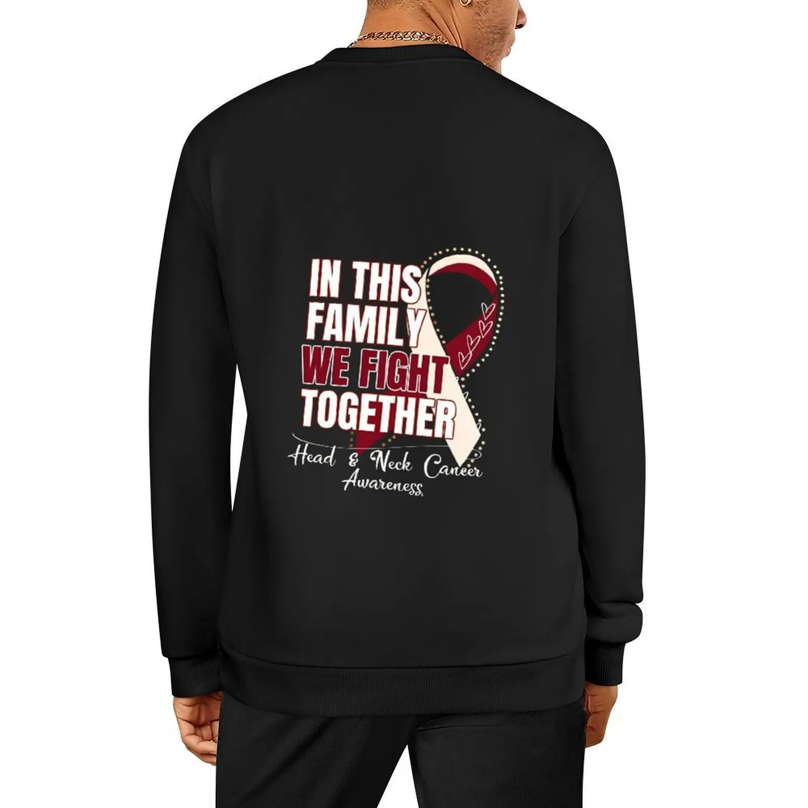 

Not Today Throat Oral Head and Neck Cancer Awareness Pullover men's coat blouse men clothing winter clothes anime sweatshirt
