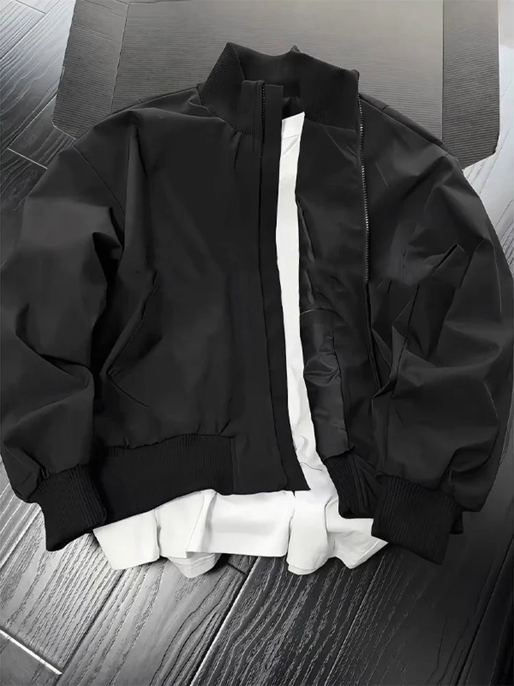 

Мужская демисезонная куртка-бомбер Pure Bla Pilot Jaet, повседневная верхняя одежда, рабочая одежда с воротником-стойкой, осенне-весенняя