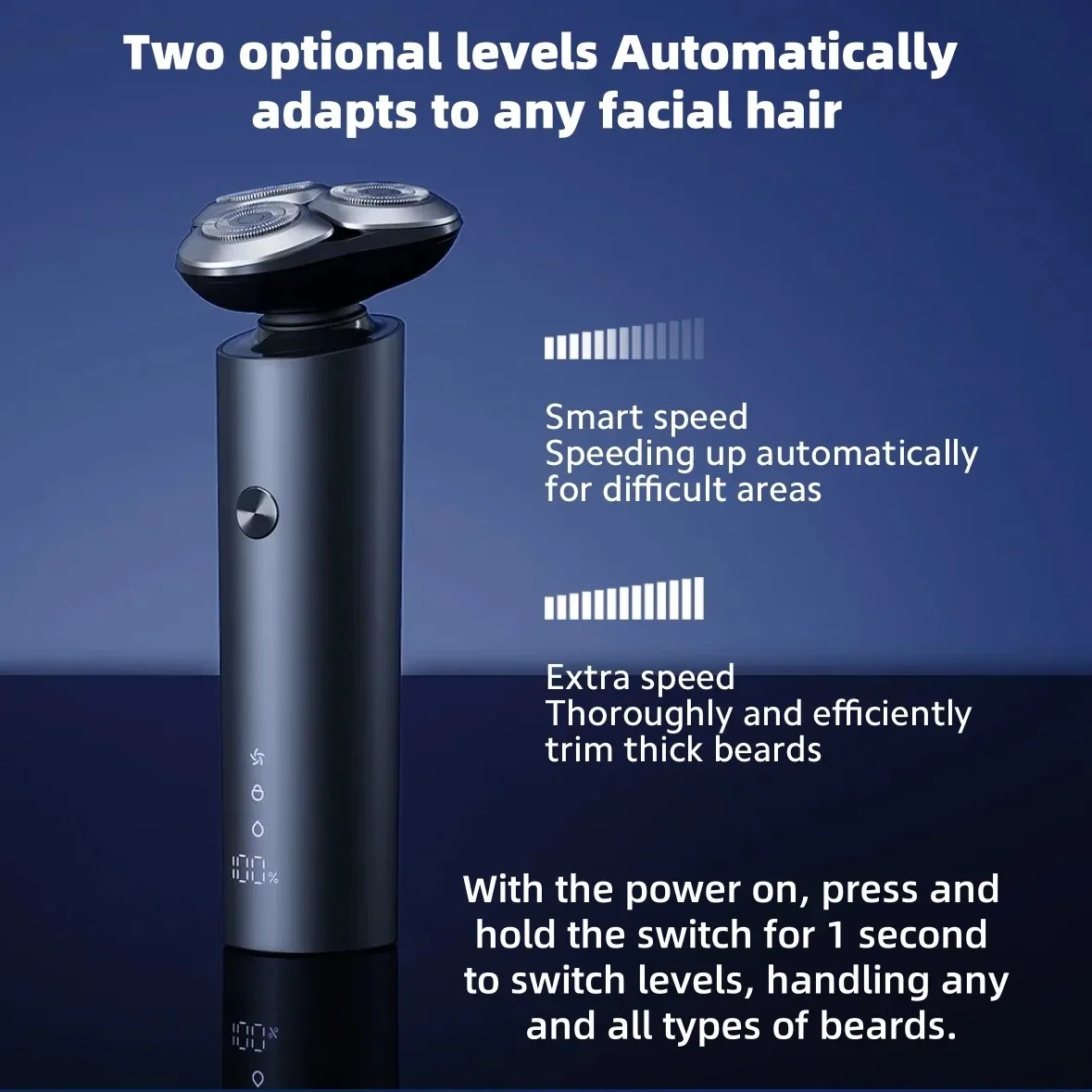 XIAOMI MIJIA-Rasoir électrique pour hommes, tondeuse à barbe S301, machine à raser portable, rasoir flexible IPX7, tondeuse lavable, lame en céramique, nouveau