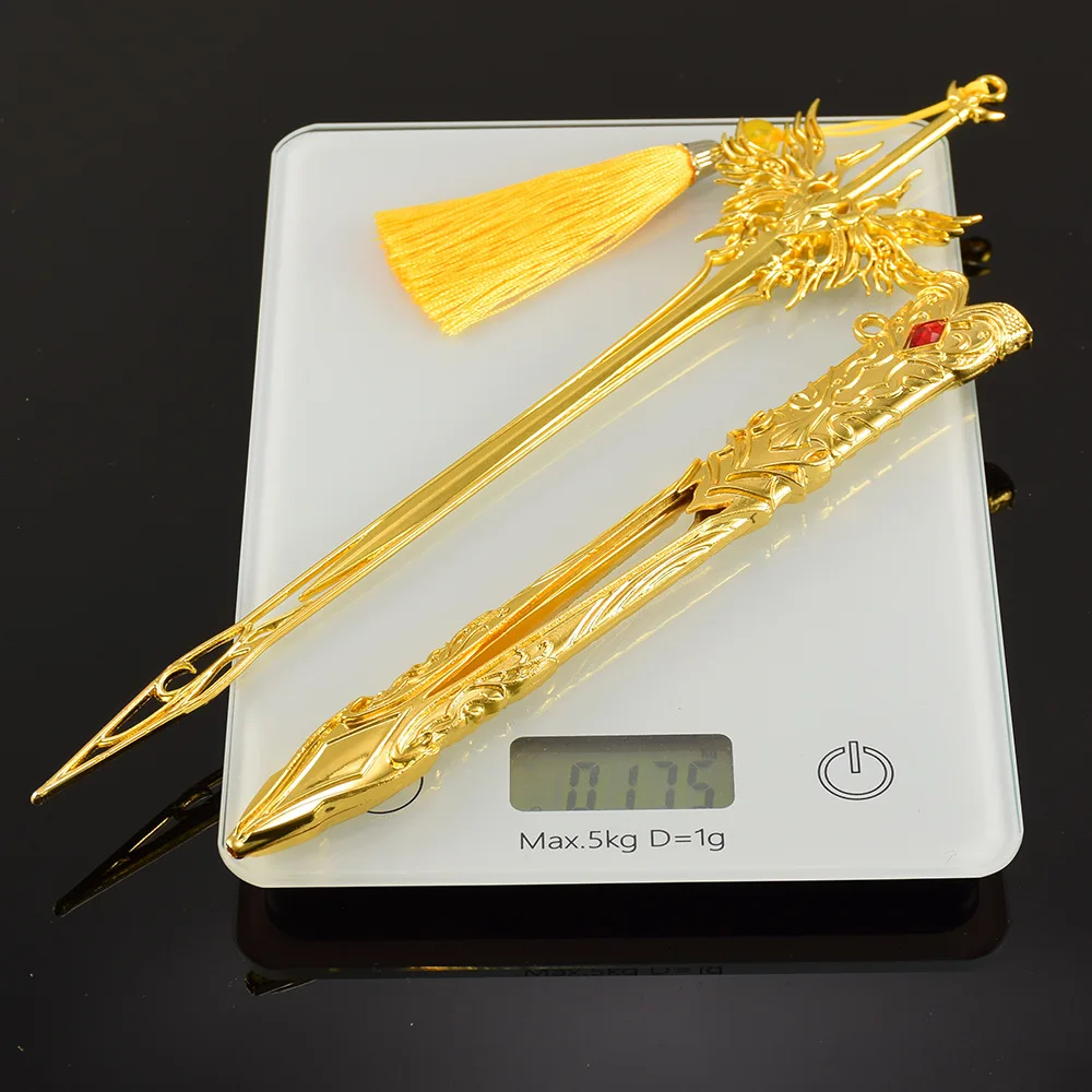 Soul Land Geïnspireerd Angel Sword 30cm Qian Renxue Goddelijk Artefact Full Metal War Craft Celestial Armory Display Gift