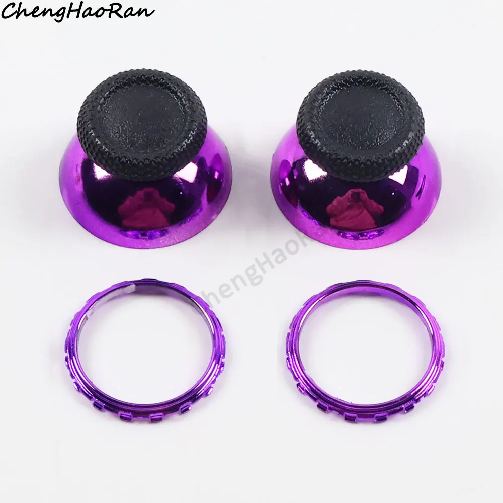 2 Stück für Dualsense 5 PS5 Controller 3D Analog Pilzkappe Thumbstick Joystick Abdeckung und Beschichtungsringe Reparatur Ersatzteile – Detail 7