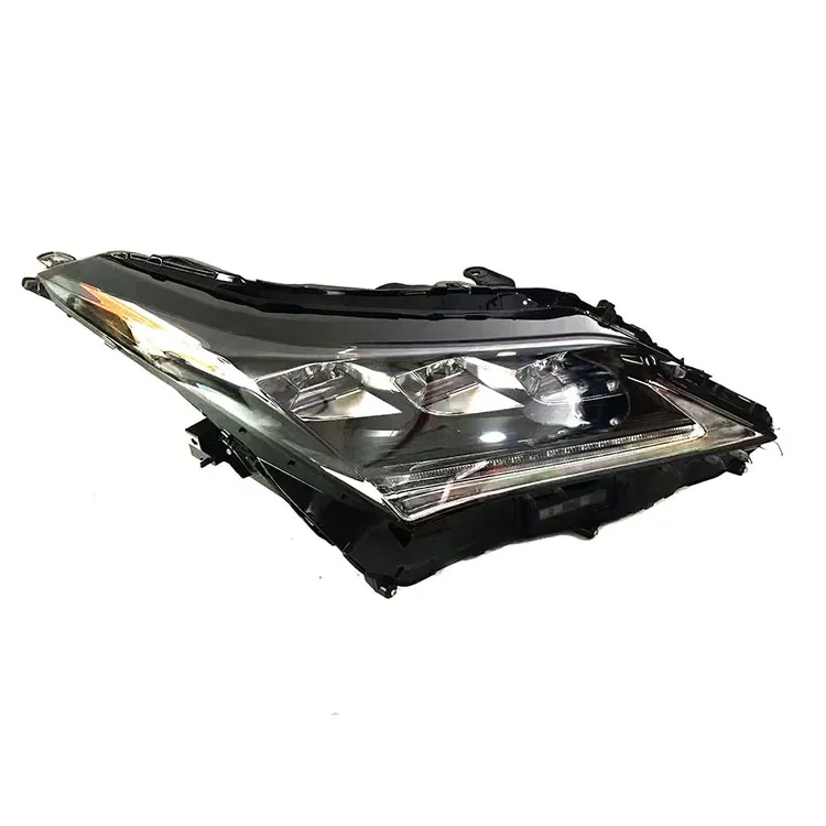 Modified RX LED Headlight for 2009-2015 RX270 RX350 RX450h Triple Beams Front Xenon Halogen LED Car Upgrade 6000k Color Long
