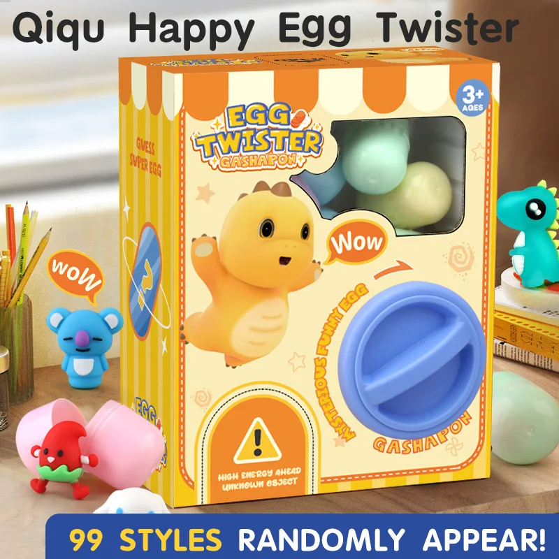 Children\'s Pet Story Gashapon Machine Egg Twisting Machine Household Mini Cartoon Doll Twisted Egg Blind Box Girl Christmas Gift