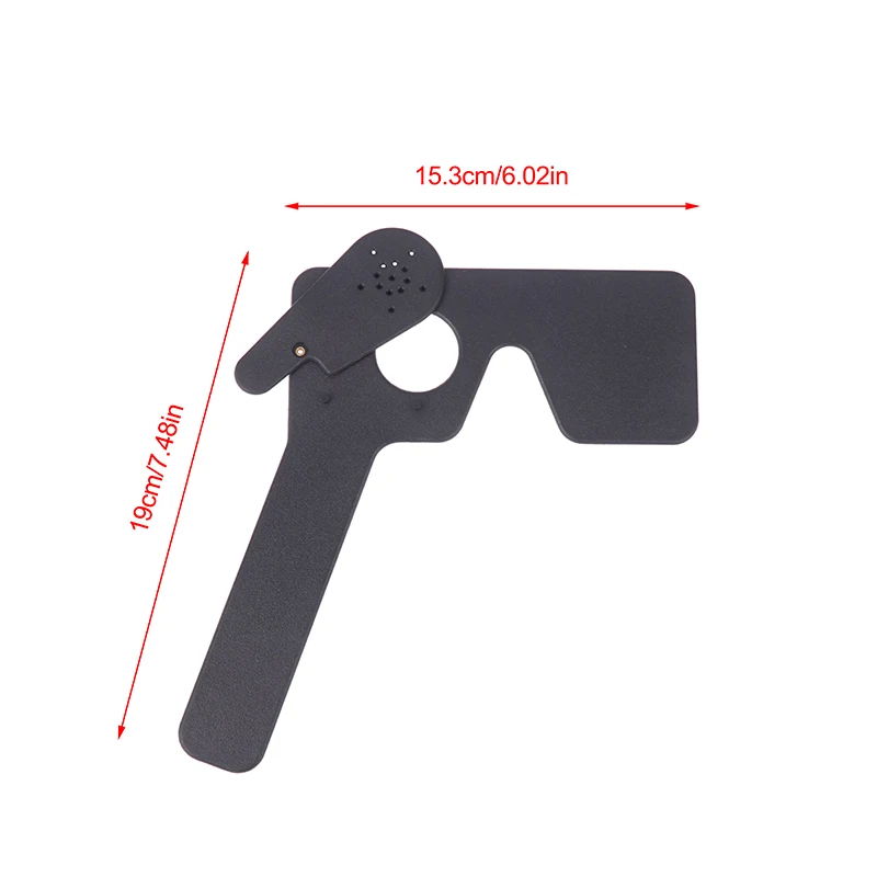 Outil de tingage d'optométrie avec tableau de test des yeux, occludeur à main multiple, noir et blanc, soins oculaires, 1PC