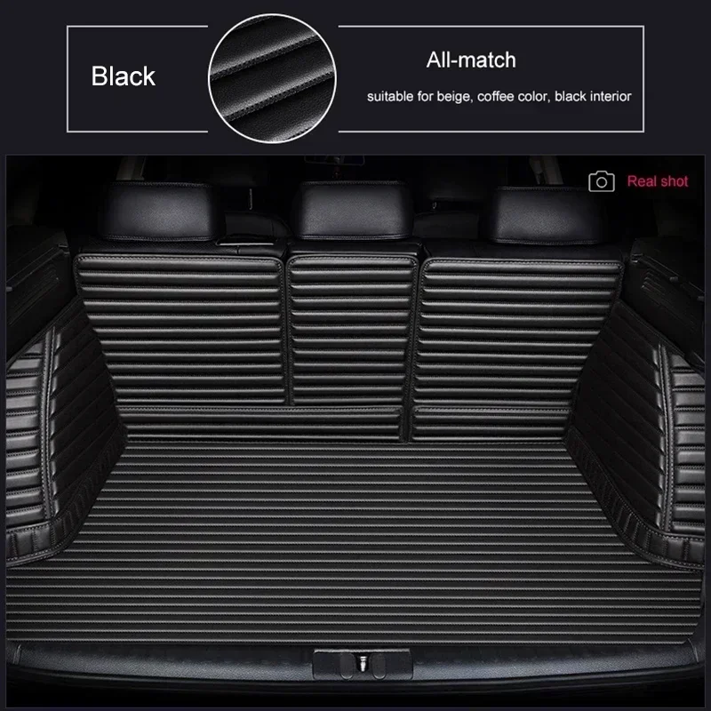 Customized Stripe 5D Full Coverage Car Trunk Mat for Bentley Mulsanne 2011-2016 Flying Spur 2013-2017 Car Accessories Carpet