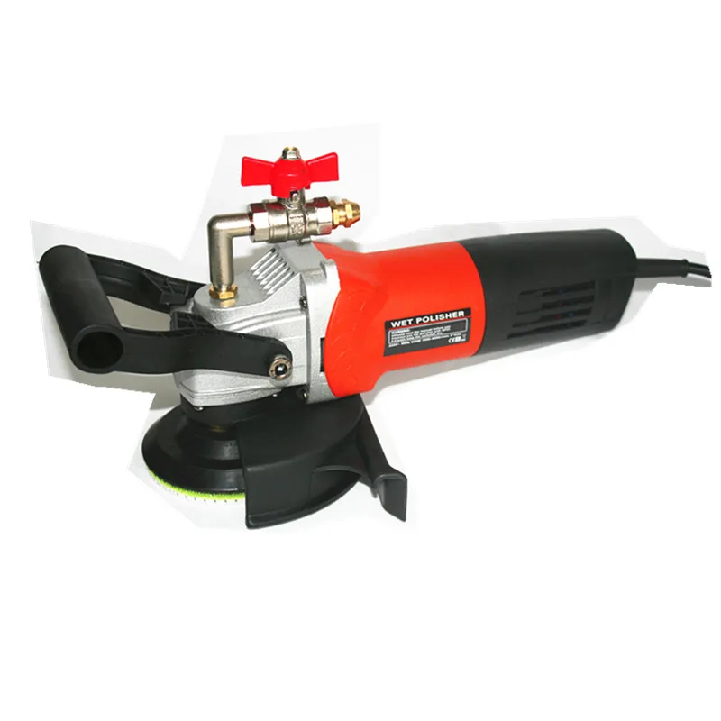 125mm Variable Speed Electric Wet Stone Polisher 110V 220V M14 5/8-11 Central Water Feed for Granite Marble Quartz Concrete