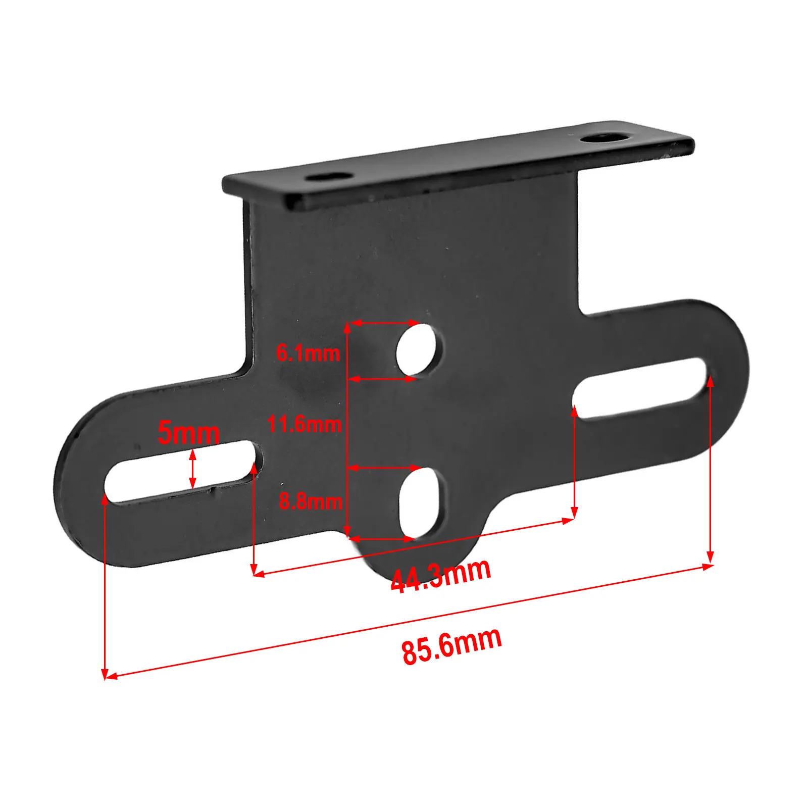 استبدال أجزاء حامل الضوء الخلفي للكاميرا ملحقات المصابيح الخلفية الاحتياطية سهلة التركيب من سبائك الألومنيوم الأسود #3