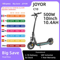 JOYOR C10 （ABE）Electric Scooter 500W 48V 10.4Ah E-Scooter 45km/h Speed 30-50km Range 10'' Tires Foldable Electric Scooters