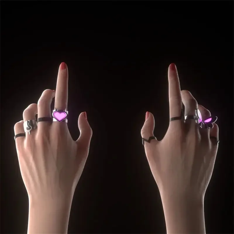 Fearless Contract Twilight Butterfly Ring Game Fan Peripheral Cos Twilight Die Personality Exquisite New Trend