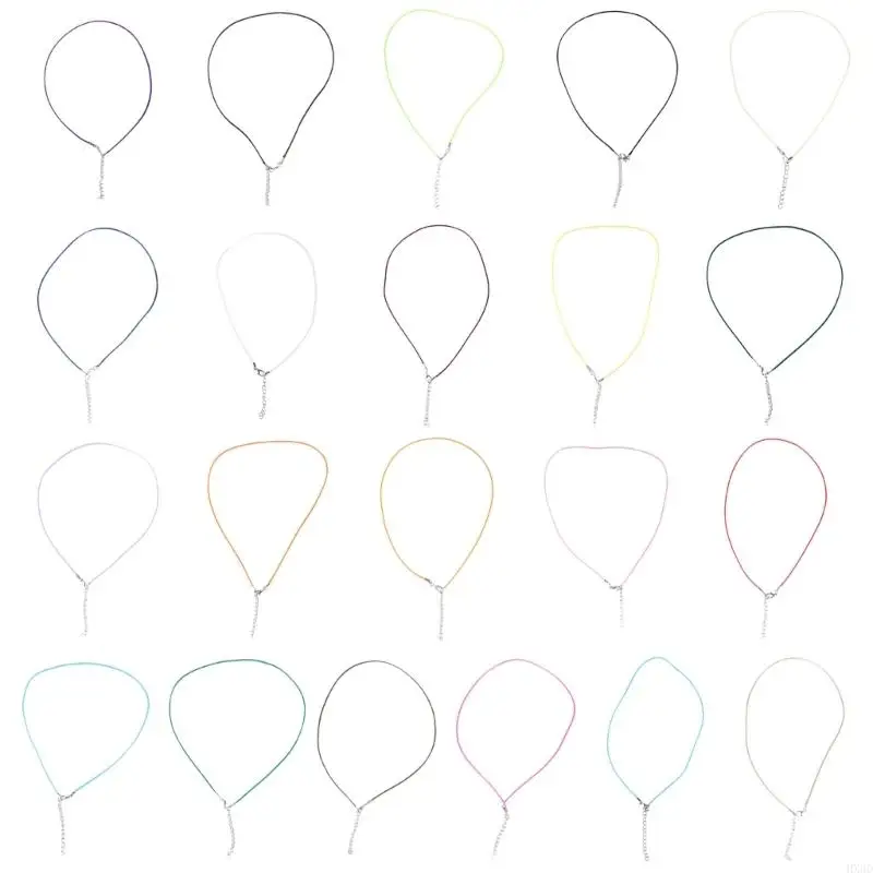 Collar Hx6d Dia 1.5 mm cuero con cogida trenzada ajustable para joyas para joyas